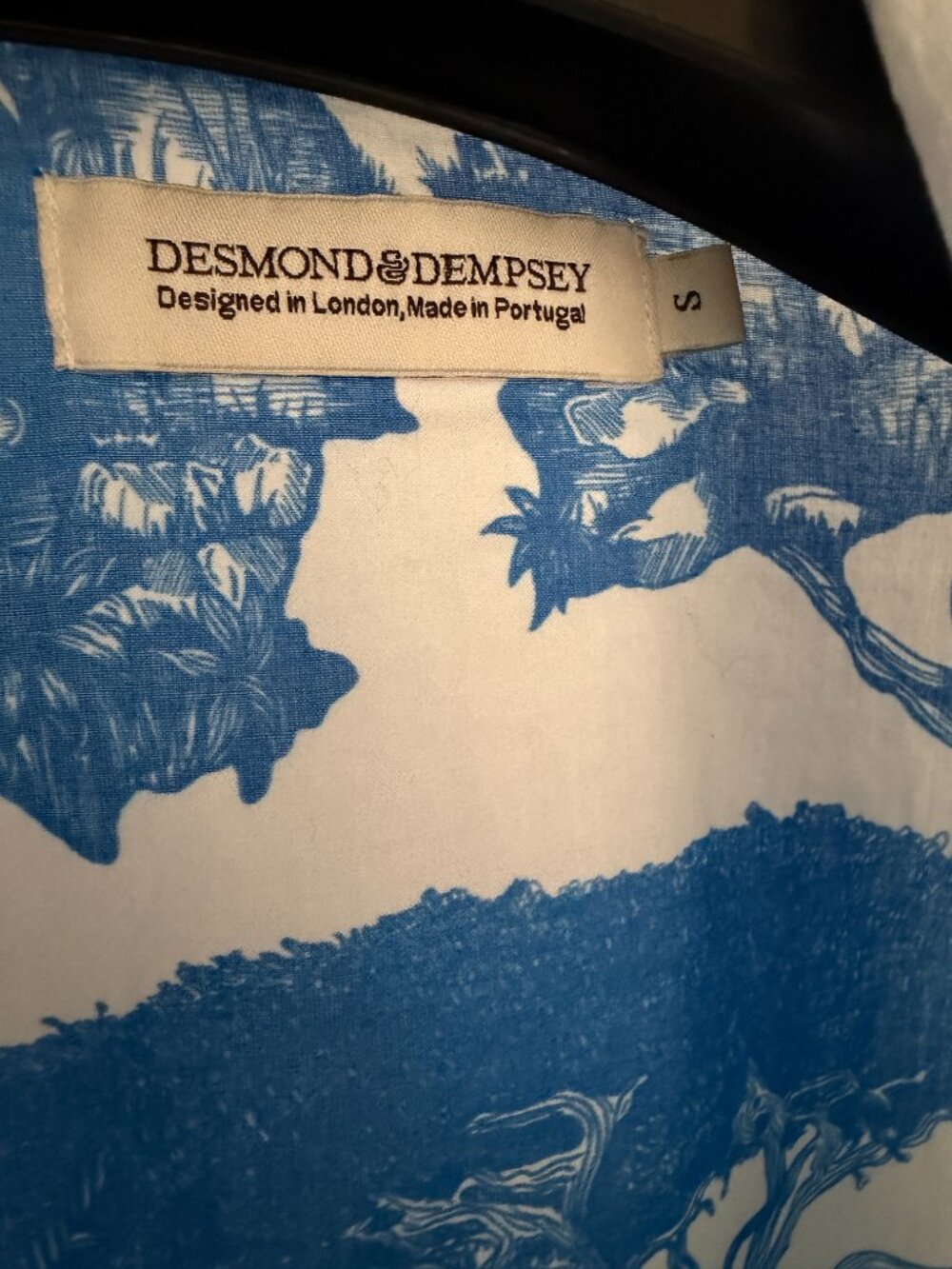 Desmond & Dempsey Loxodonta Pajama Set S - Picture 4 of 9